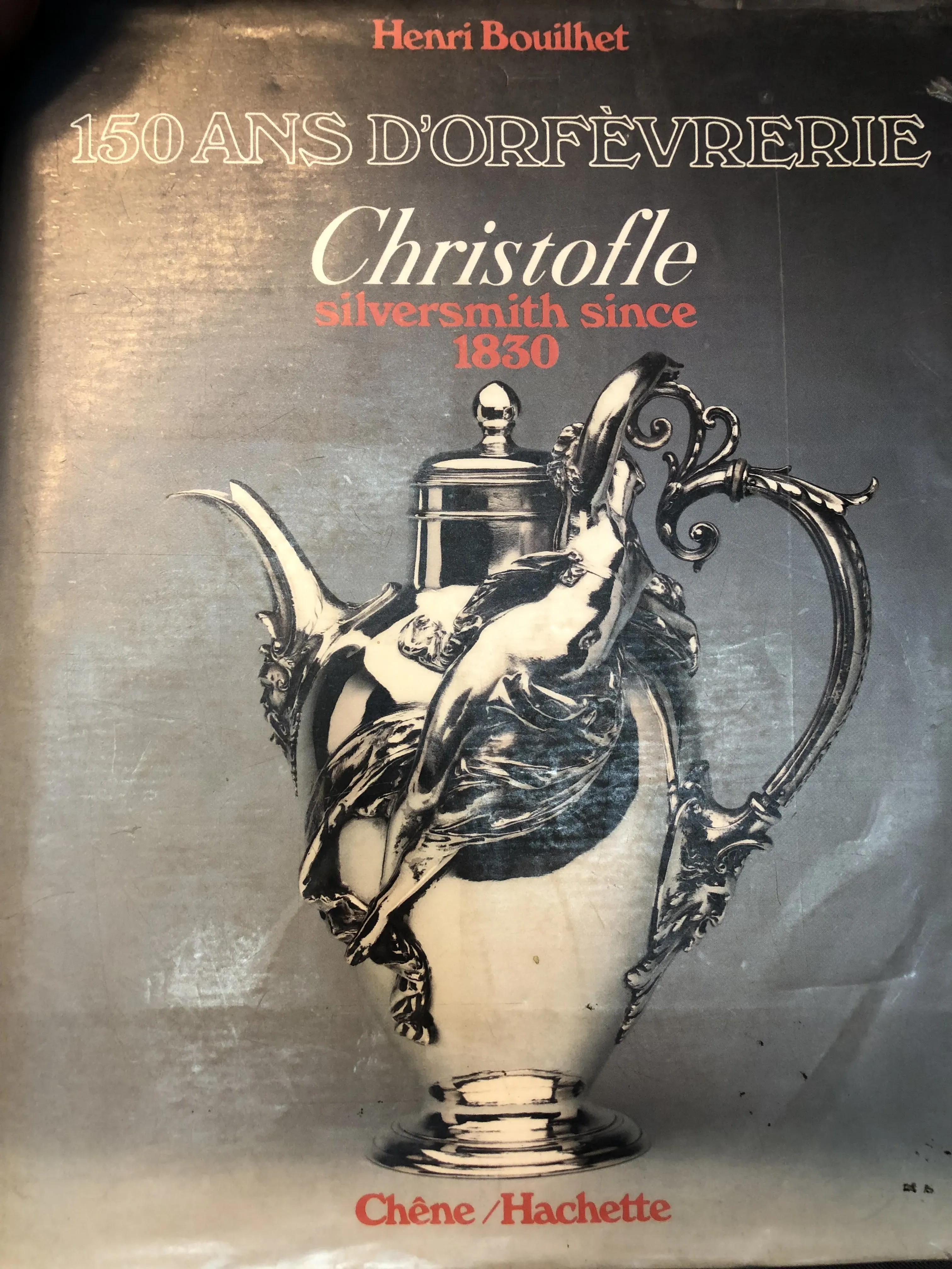 古董书籍关于Christofle与银器的历史