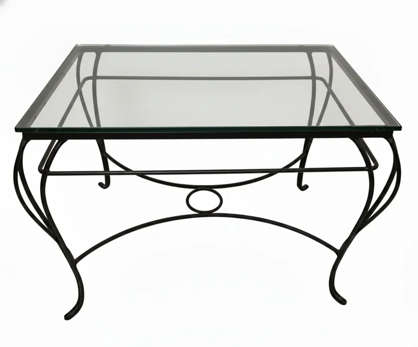 antique table with curved decorative legs