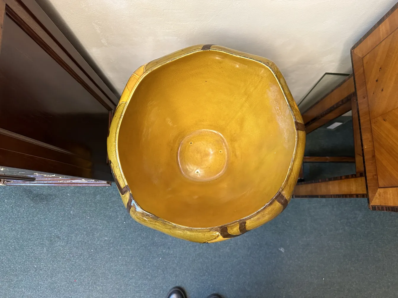 antique decorative planter in a classic setting