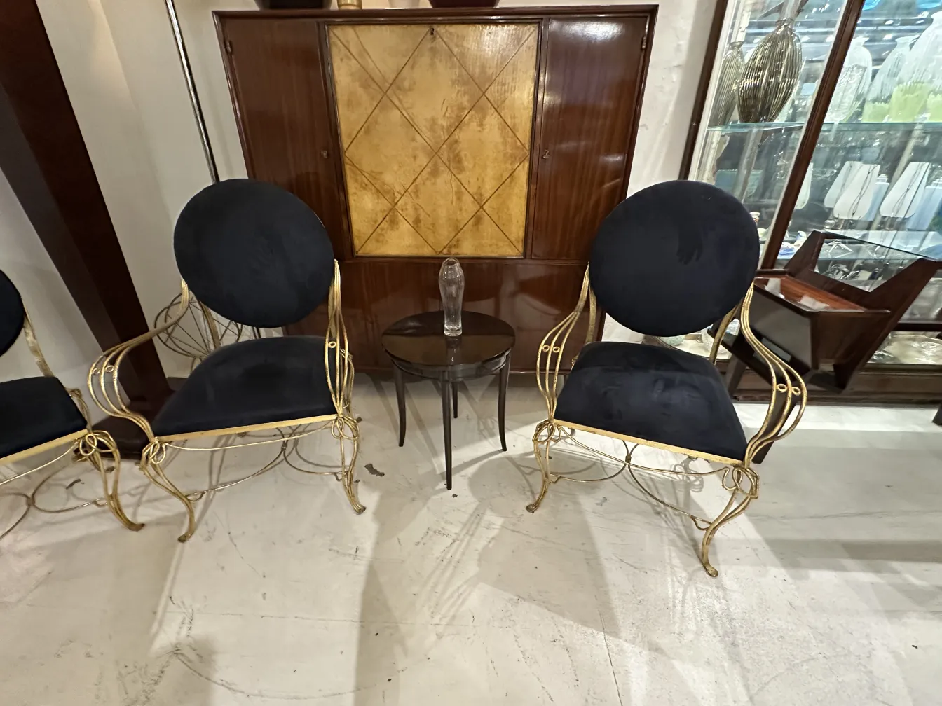 elegante vidro antigo assinado por tapio wirkkala em forma estilizada