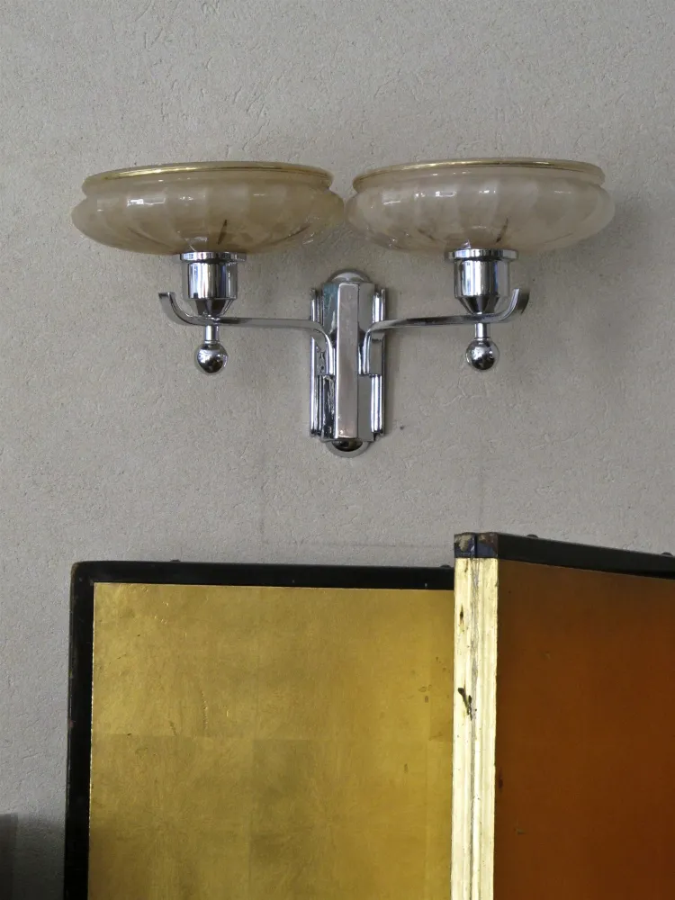 Antique sconces featuring classic design, soft light, decorative.