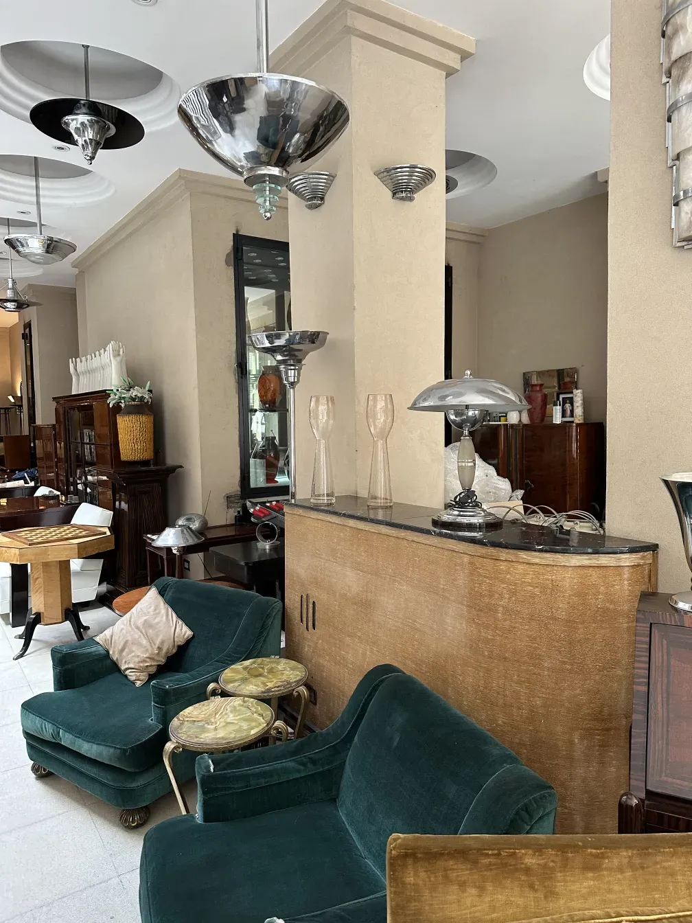 Pair of antique sconces with elegant design, ideal for decoration