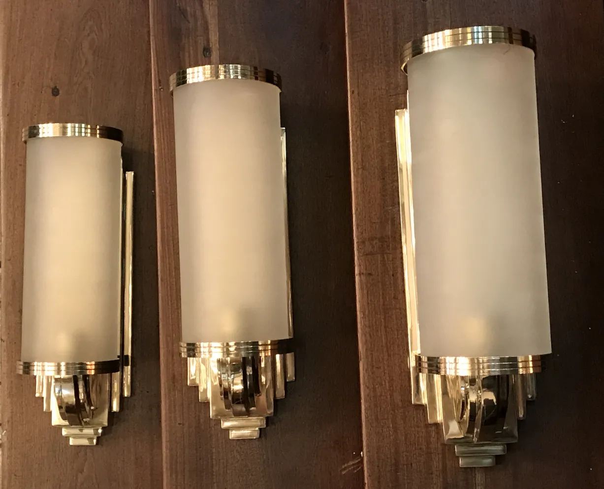 pair of antique sconces with elegant design