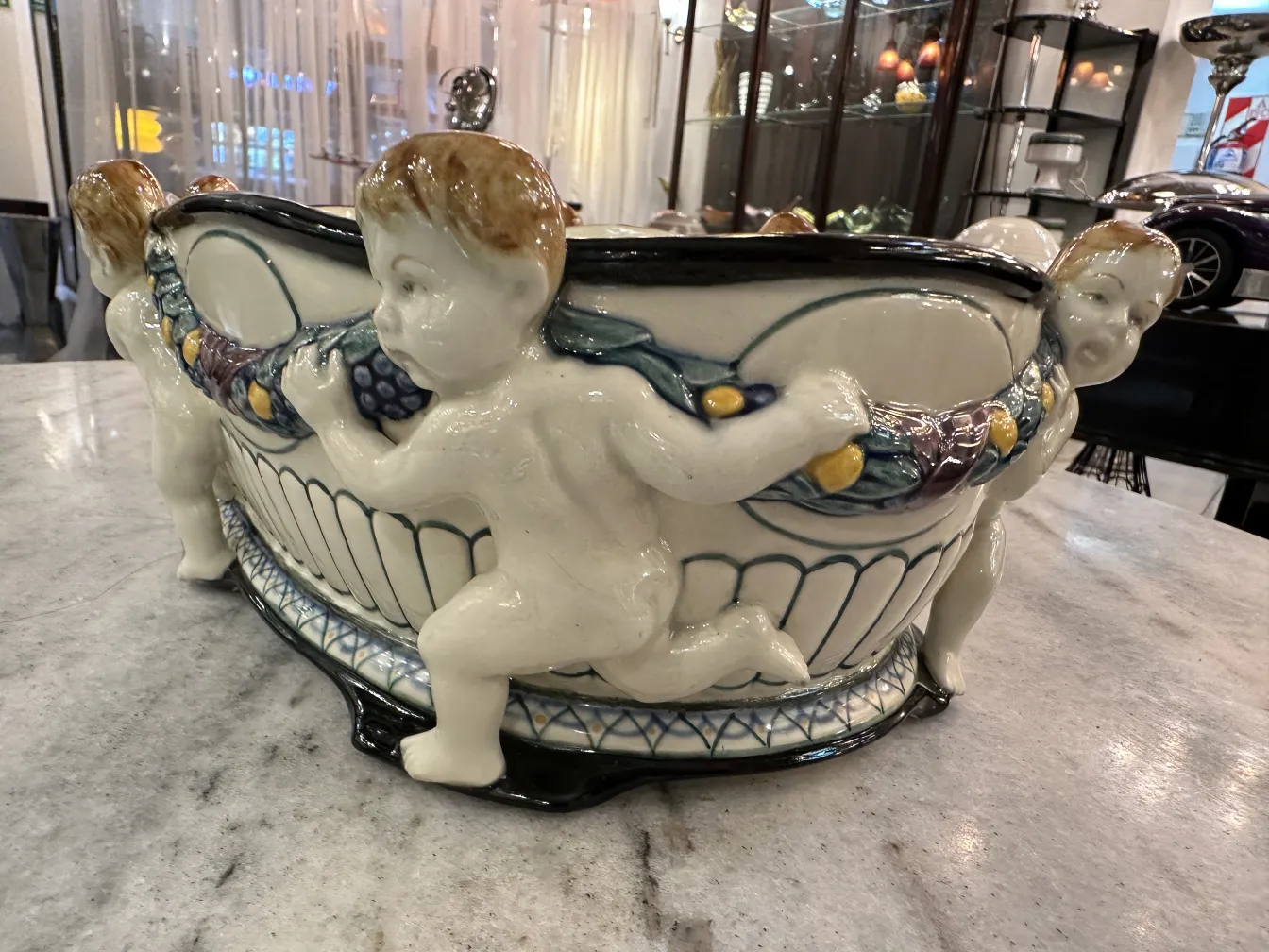 ceramic with child details in an elegant setting