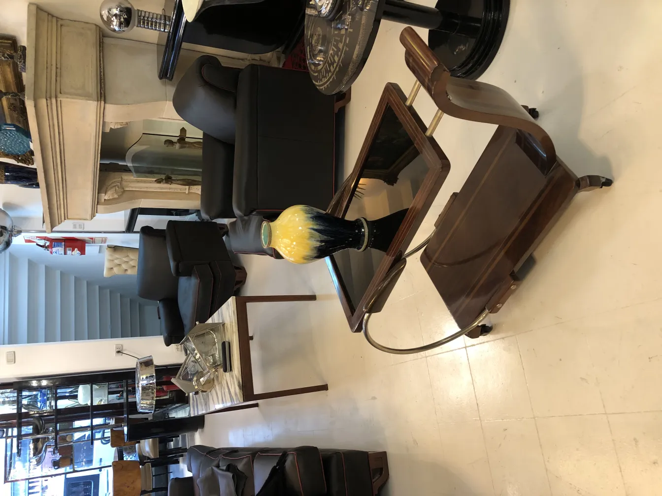 Decorative antique ceramic in an elegant setting