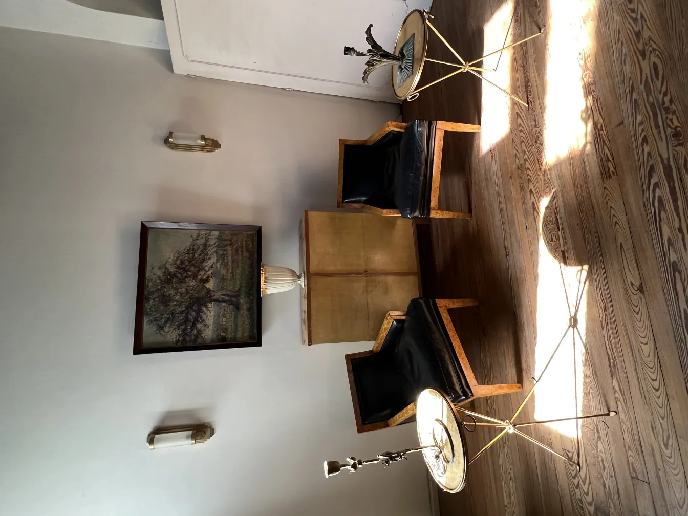 antique decorative ceramic in a modern setting.