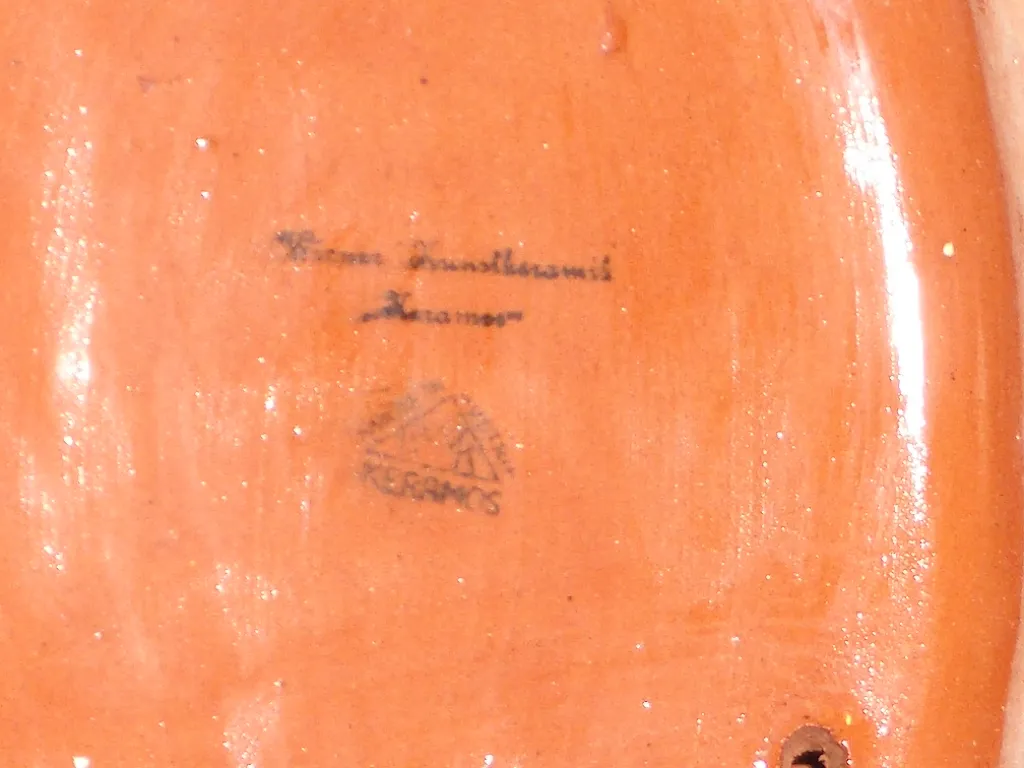 Antique ceramic with unique details and soft shine