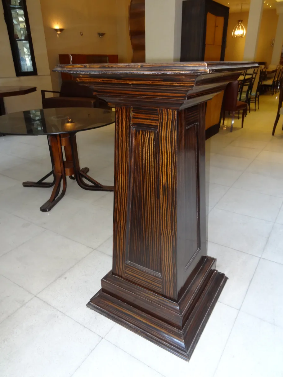 antique support column in an elegant setting