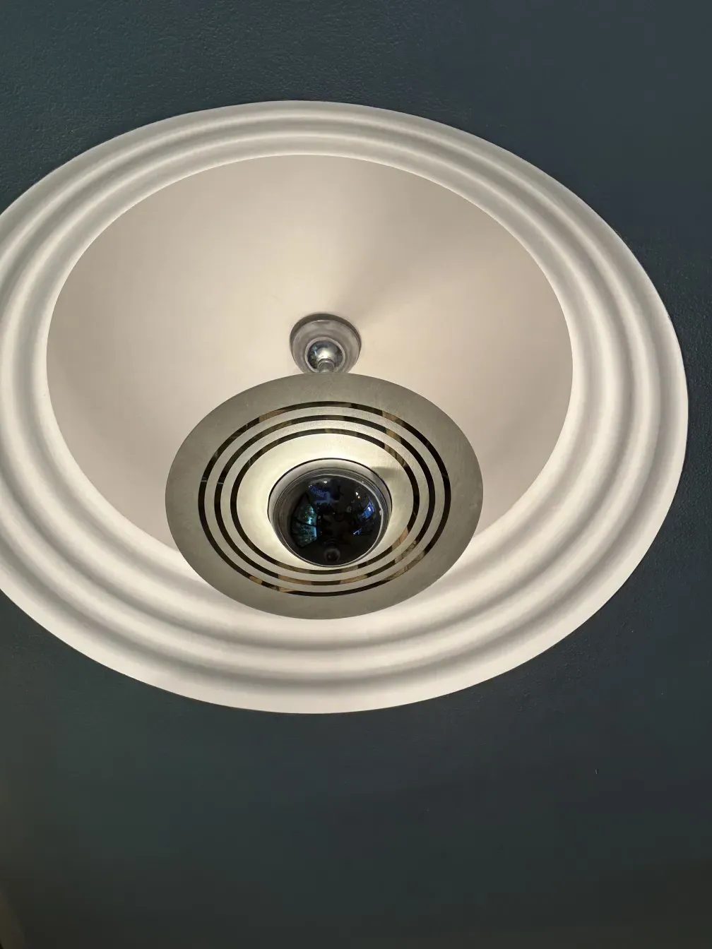 Antique hanging lamp with an attractive modern design. Stylish and elegant.