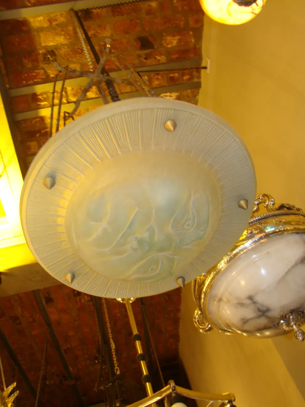 antique hanging lamp ST Louis with elegant design, warm ambiance