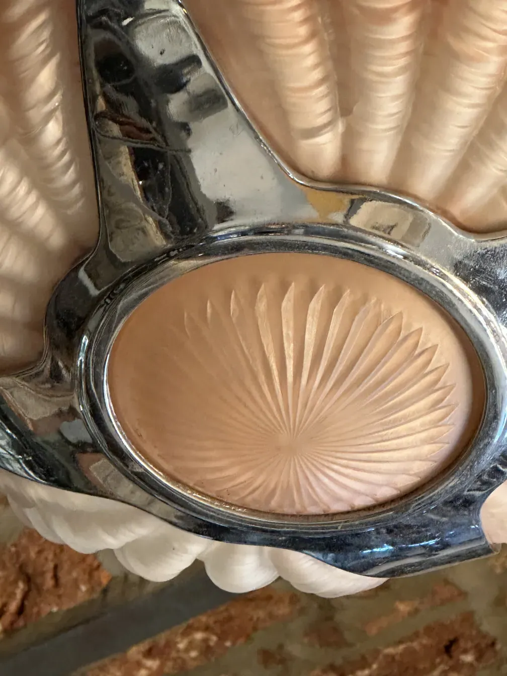 Antique hanging lamp with decorative design