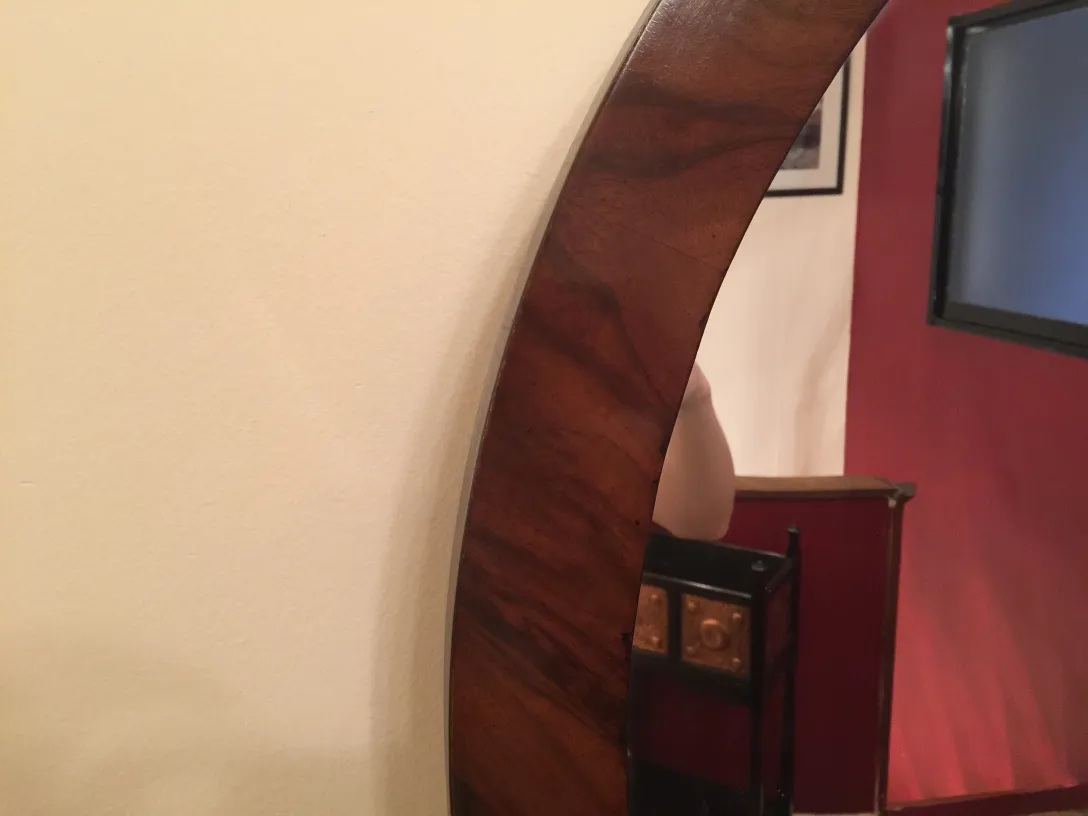 antique decorative mirror in a warm setting