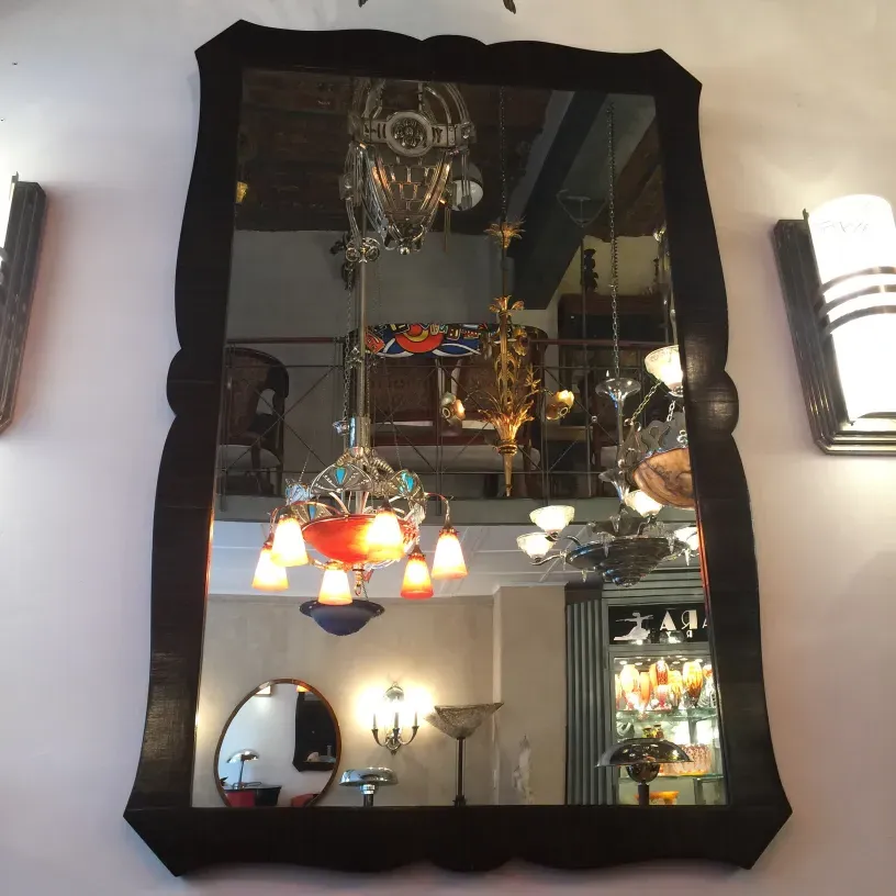 antique decorative mirror in a cozy setting