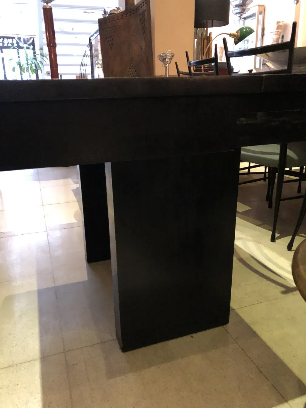 antique decorative console in a stylish setting