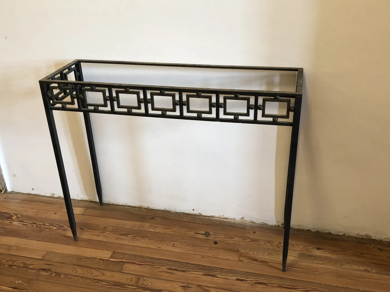 Antique decorative consoles with elegant design