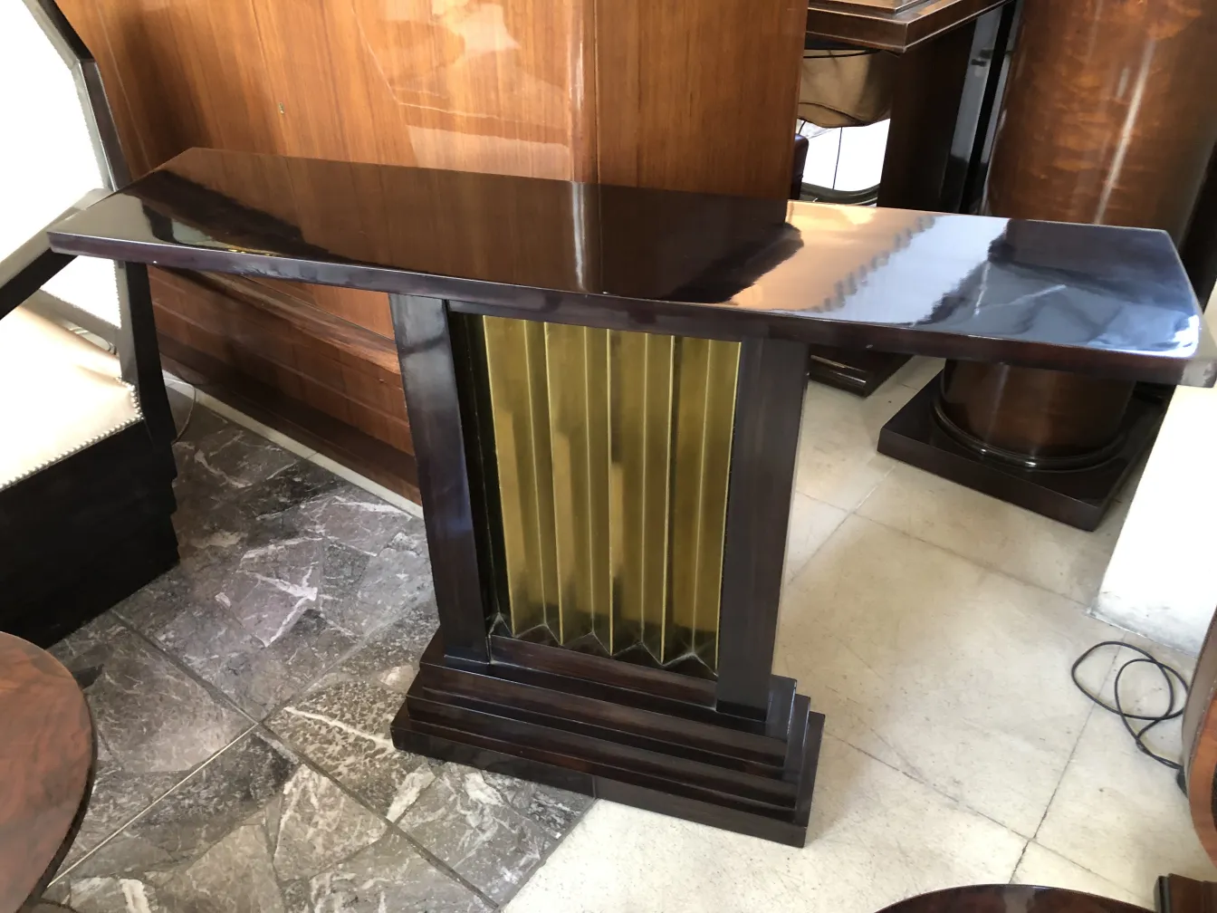 two antique consoles with stylish design