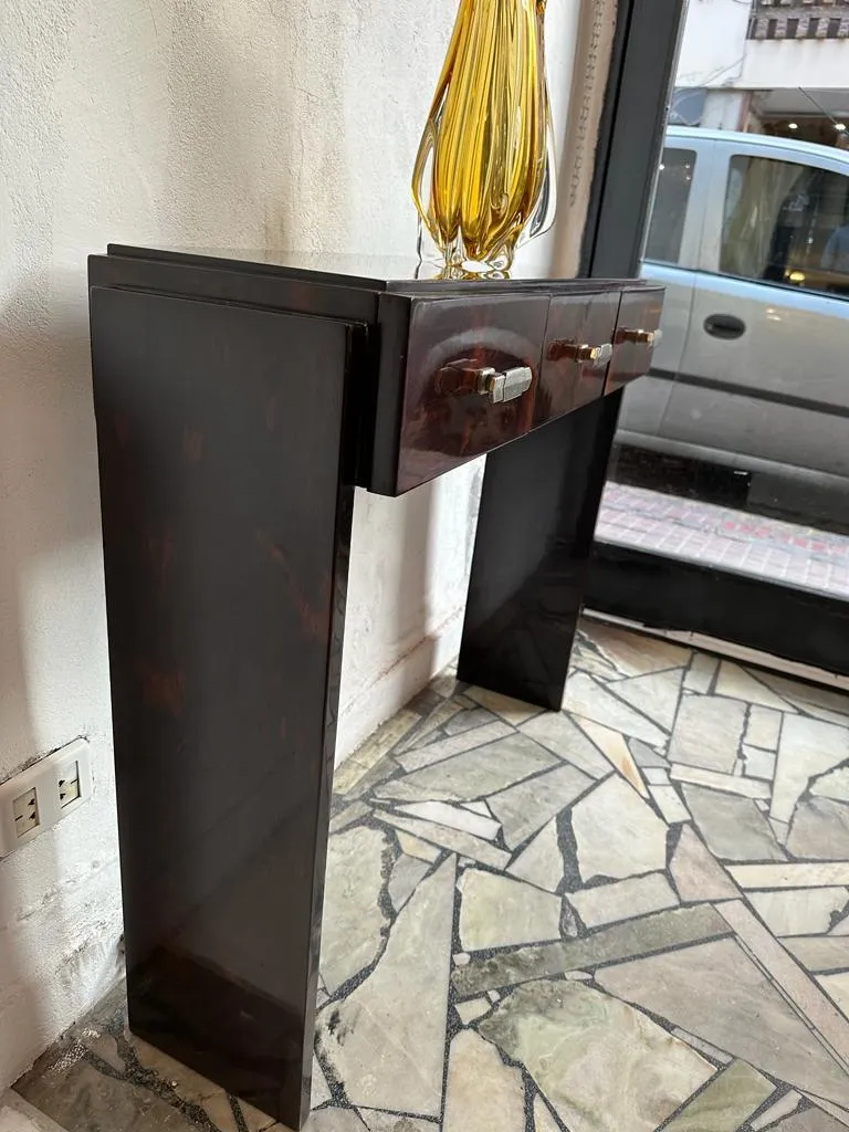 antique 2 consoles in a stylish setting