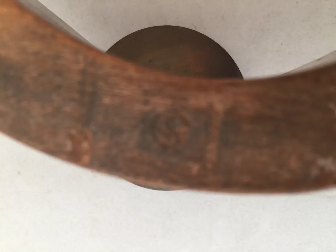 Antique candelabra with decorative details