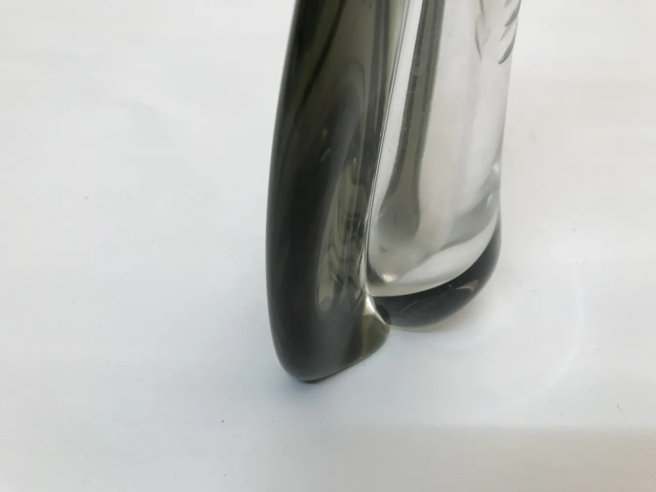 antique Murano vase with elegant shape and soft colors