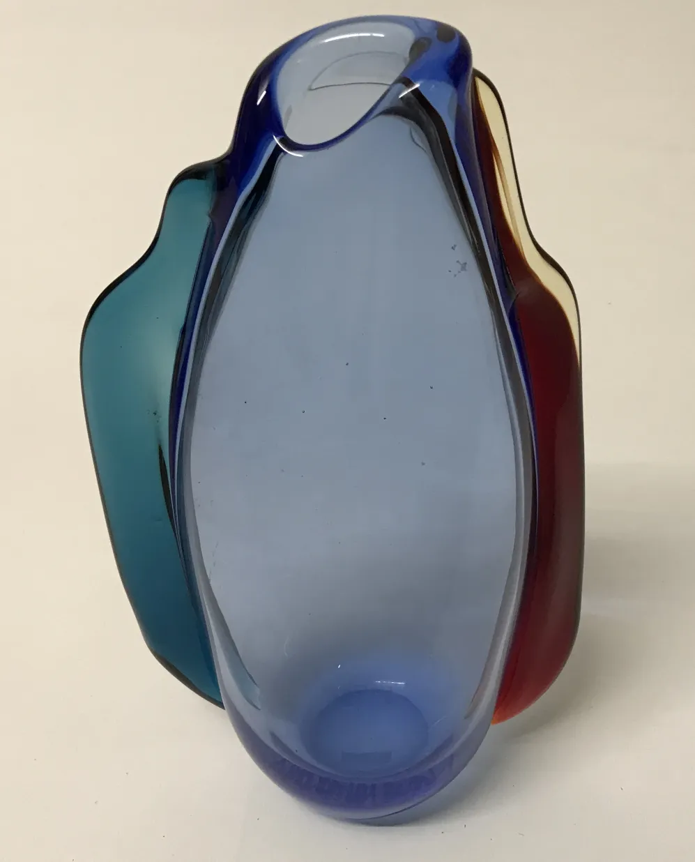 antique murano vase in various colors, unique design
