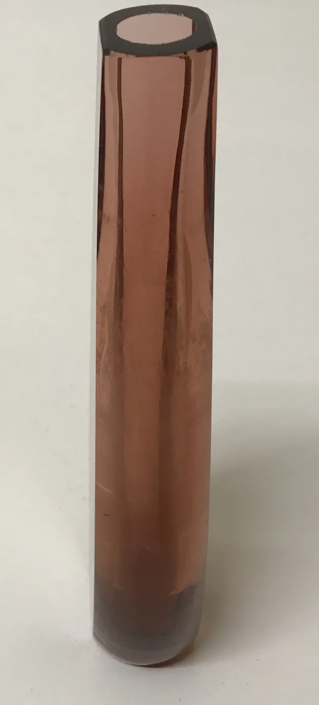 antique murano vase with elegant shape and smooth surface