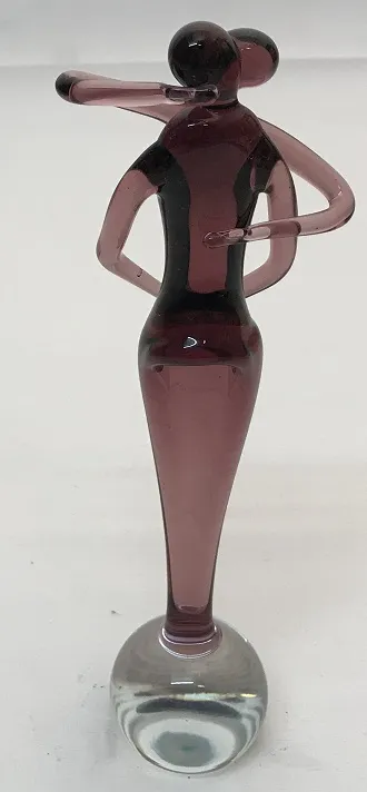 Elegant figure of Murano sculpture, antique and beautiful