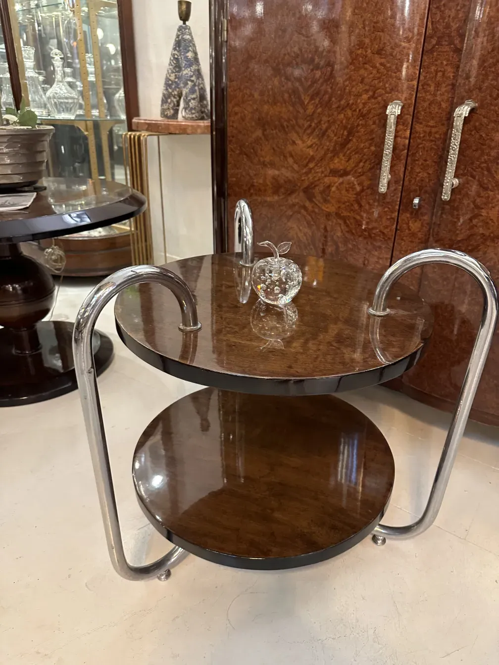 Antique Murano sculpture displayed on a fine table