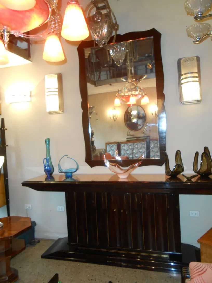 decorative murano glass in blue and pink tones