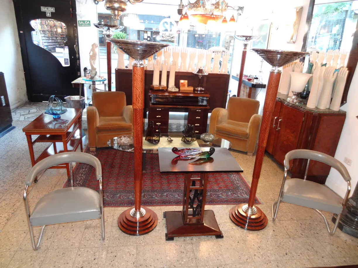 Antique Murano glass with decorative shapes in an elegant setting