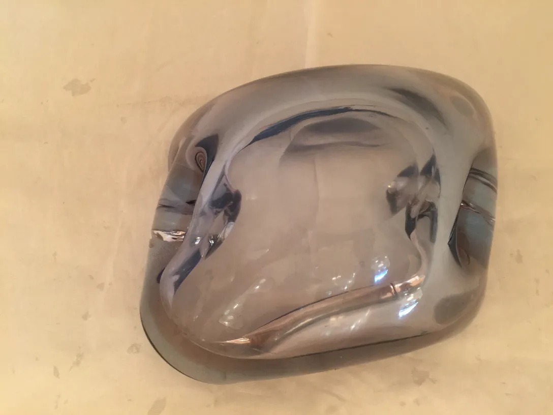 Antique Murano glass with fluid and elegant shapes