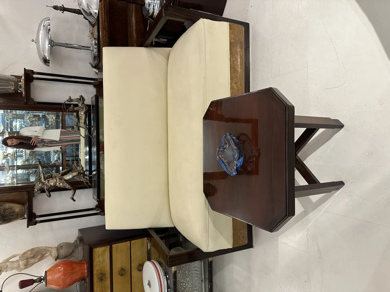 decorative murano glass piece on elegant table