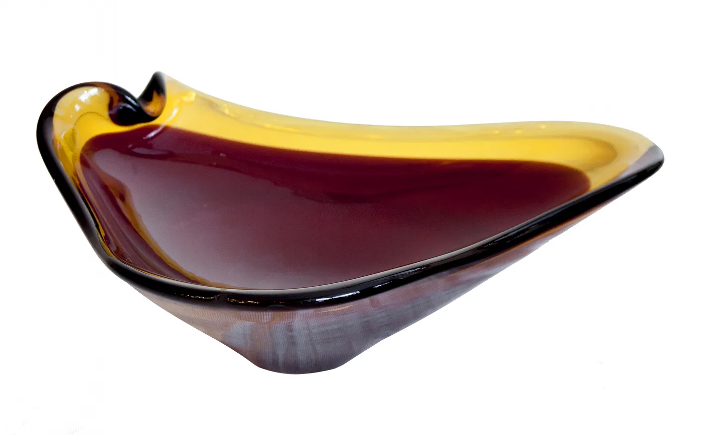 beautiful antique murano glass with warm colors