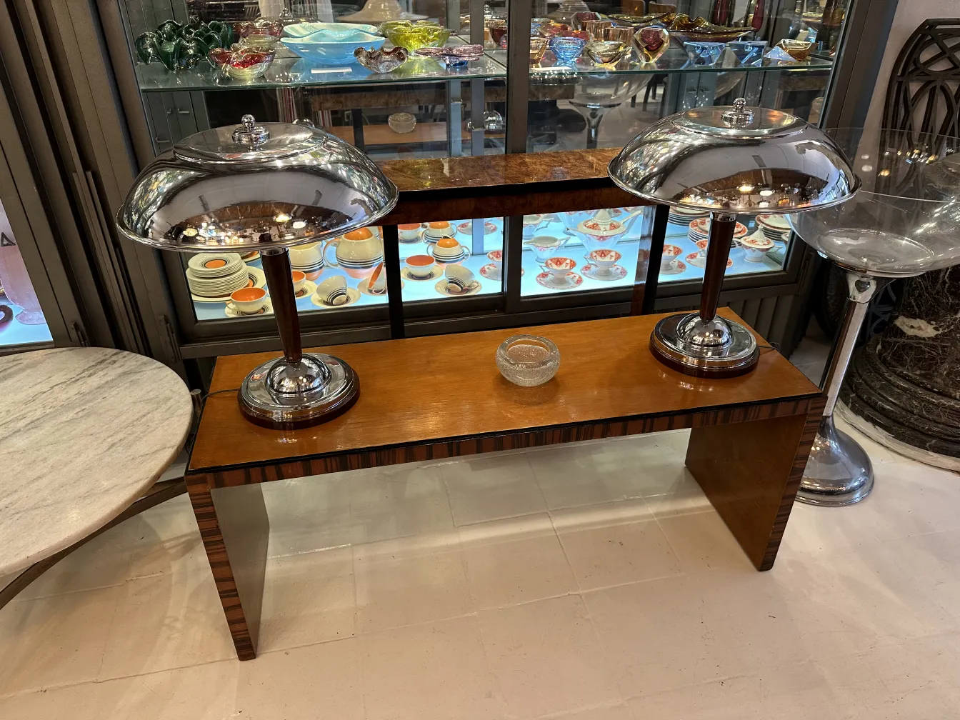 decorative table lamps with murano glass bases