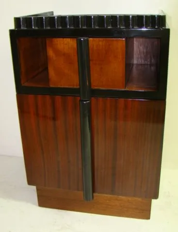 antique bedside table featuring elegant design and sophisticated details