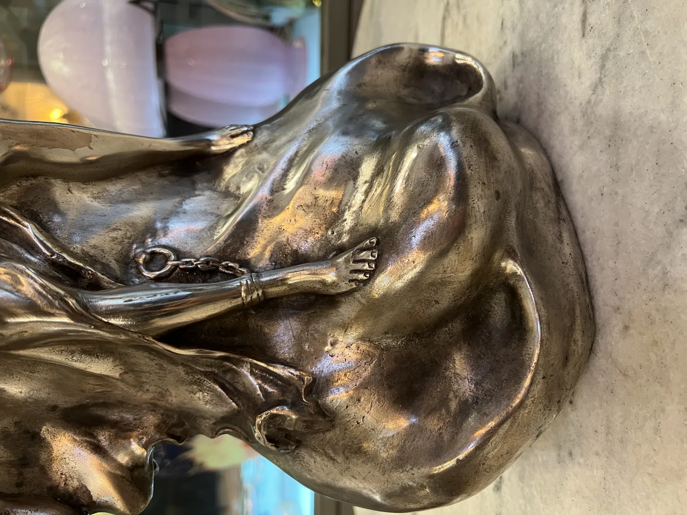 antique vase with elegant shape and decorative details