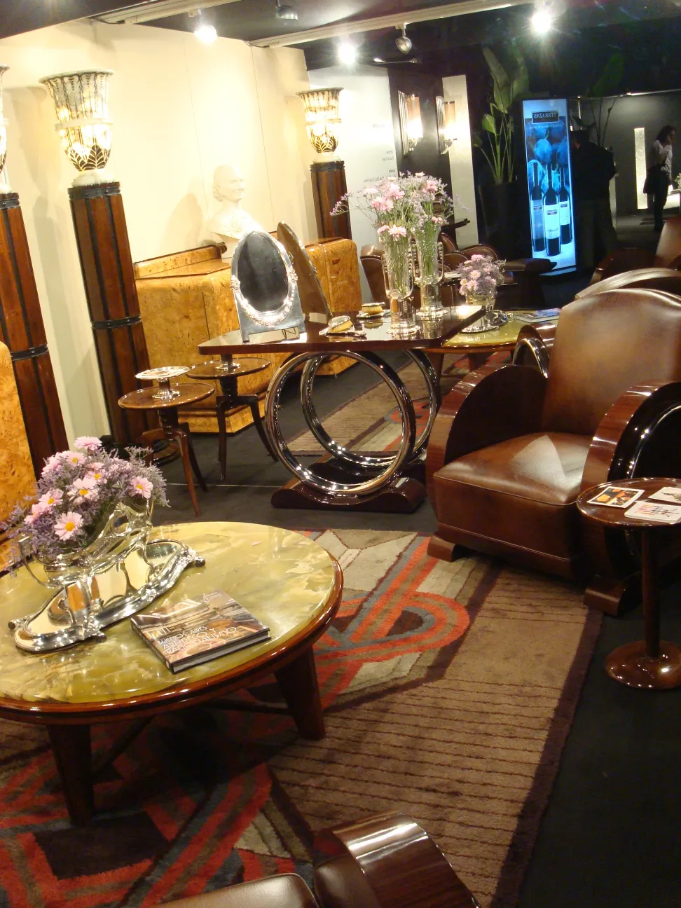 antique oval mirror in an elegant setting