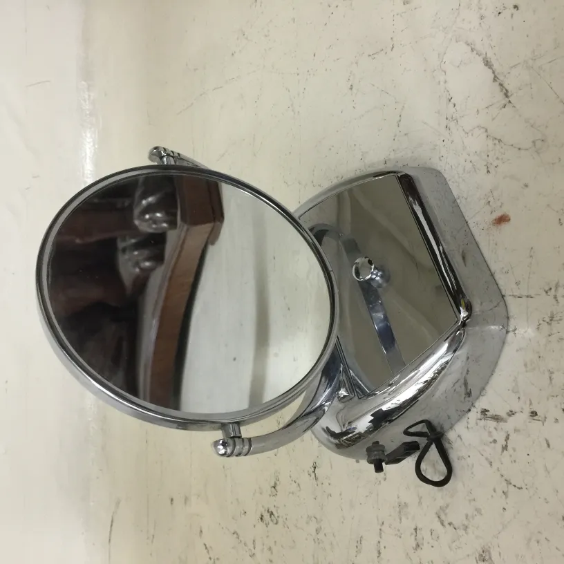 antique mirror on light background, Art Nouveau style