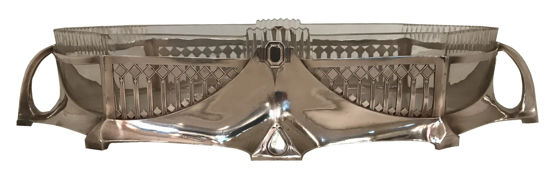 antique wmfarm centerpiece with ornate design and decorative features