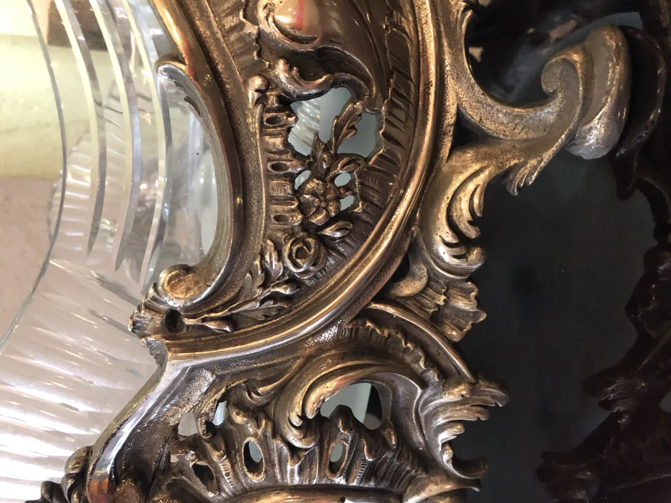 antique WMF centerpiece with ornate detailing