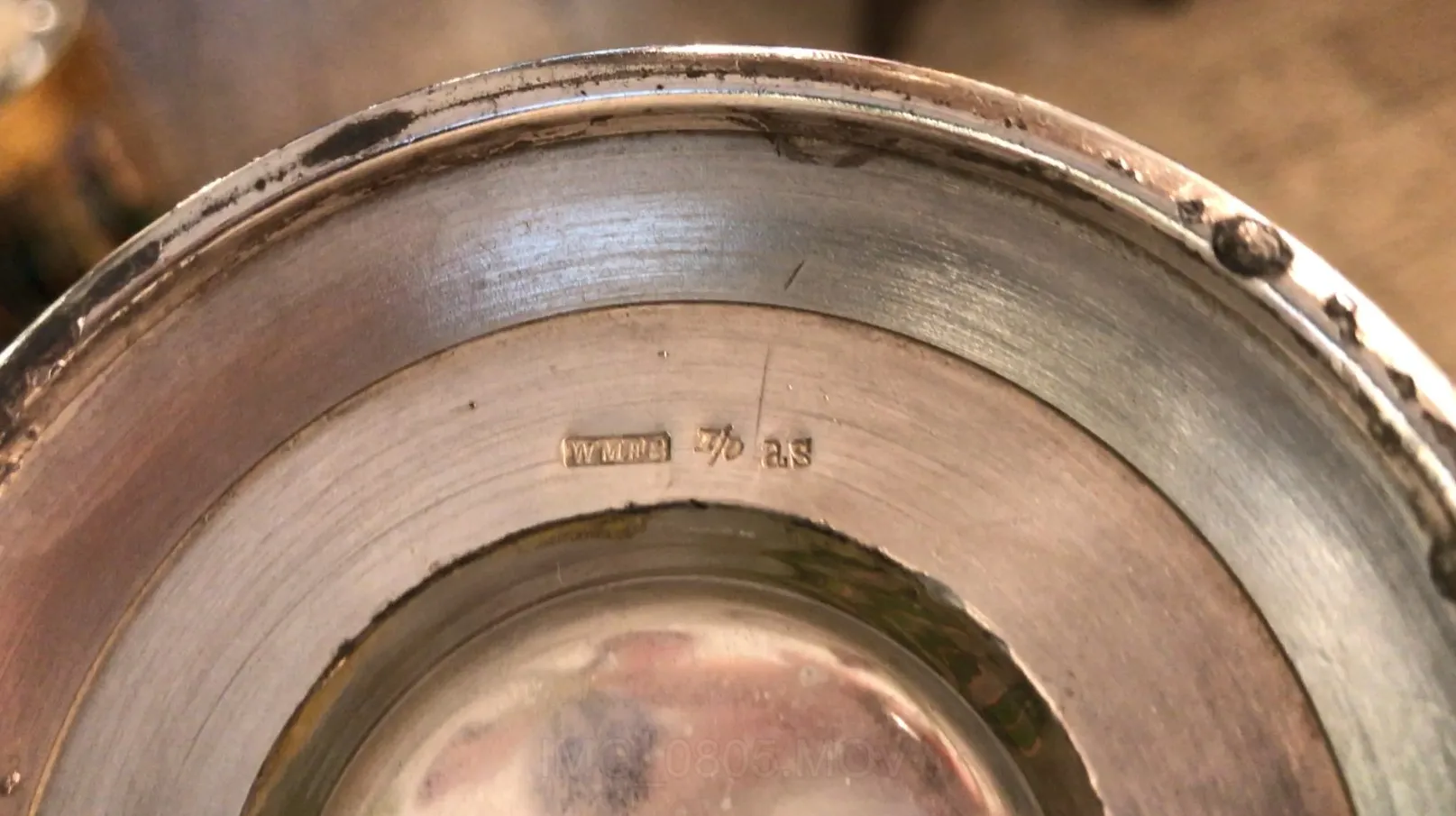 2个古董WMF水瓶套装,具有明显的标记。