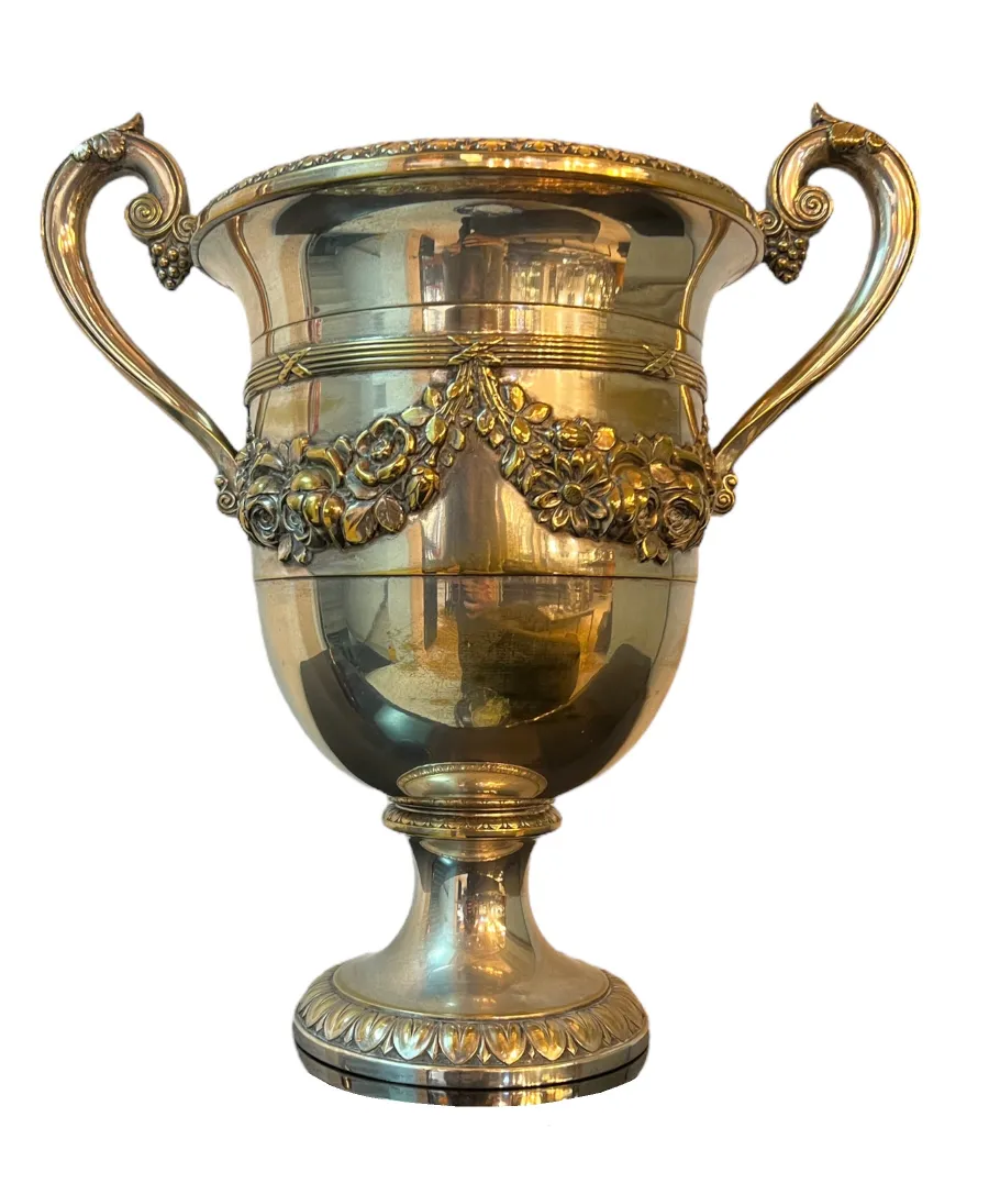antique WMF champagne coolers, decorative and elegant