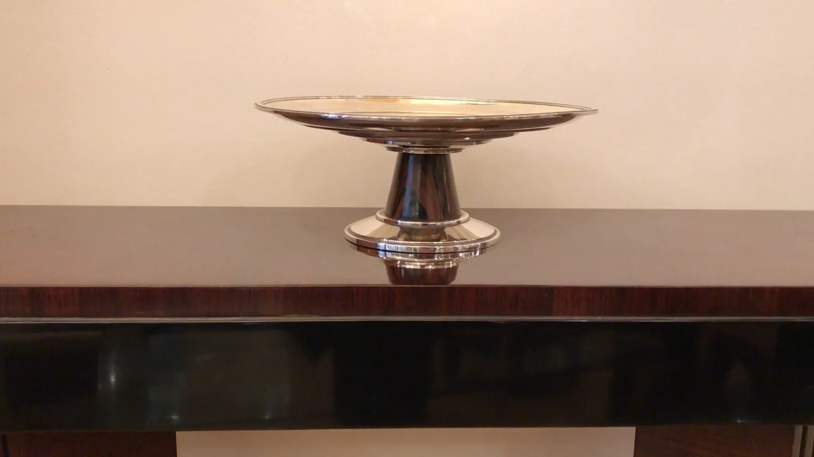 antique WMF card tray with decorative stand