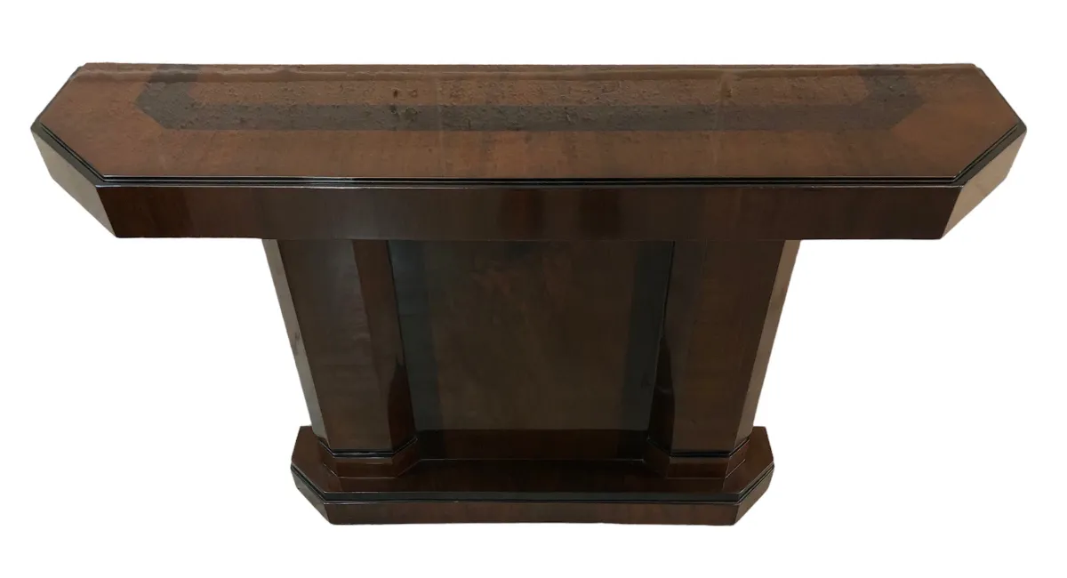 two antique consoles with elegant and sophisticated style