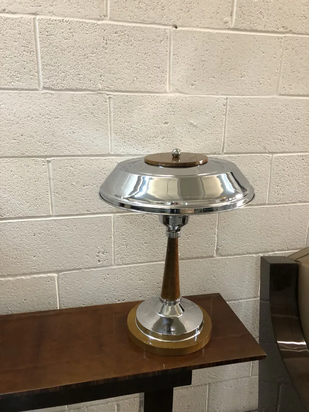 two antique table lamps with elegant design