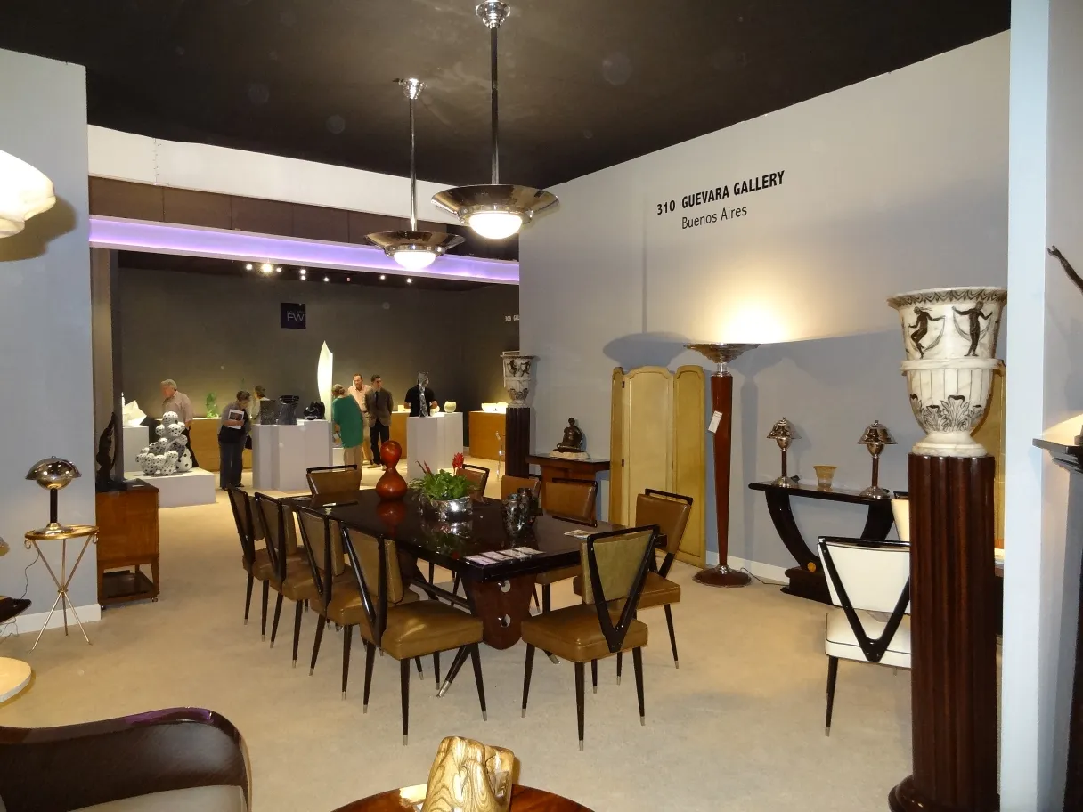 two antique floor lamps in an elegant setting