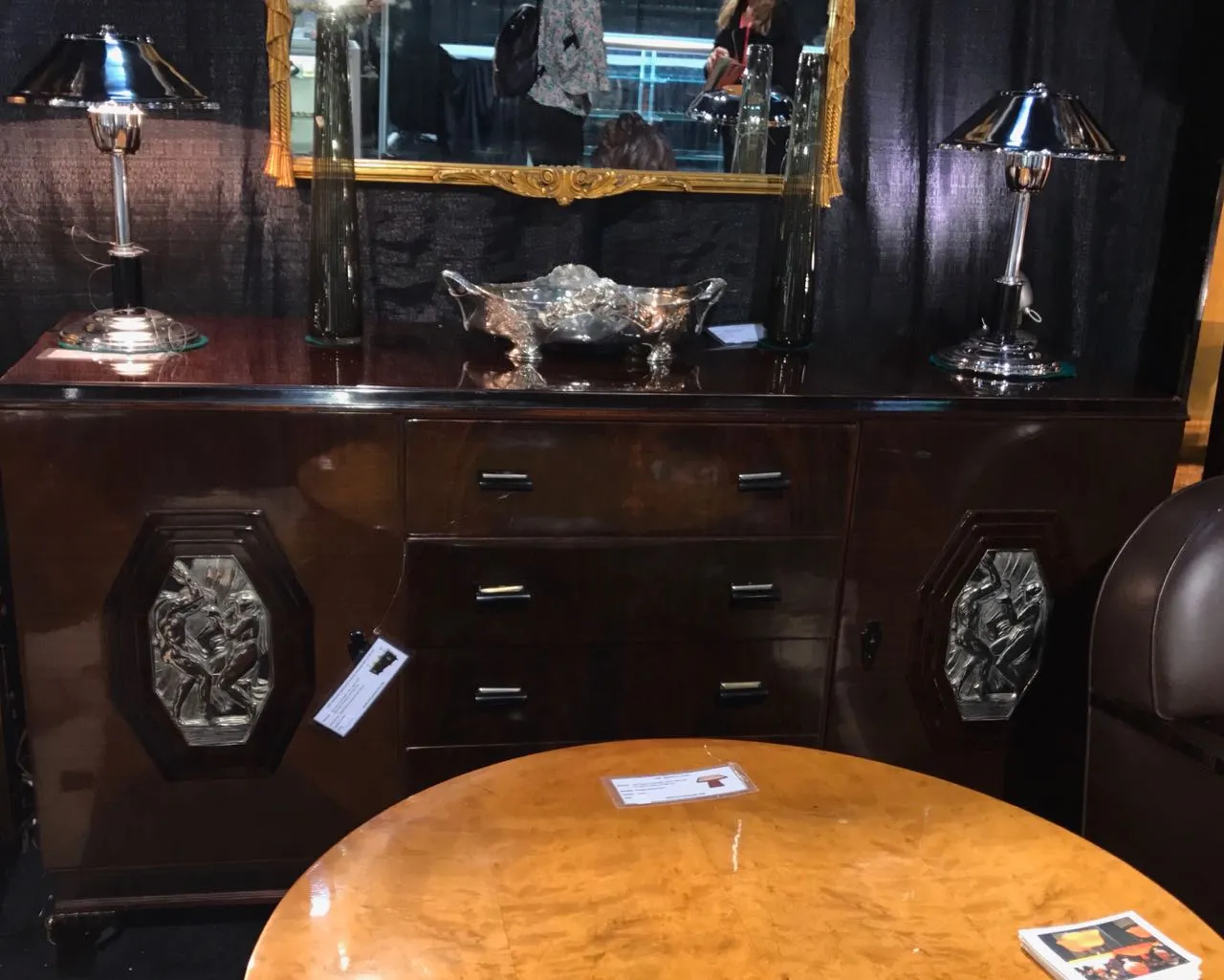 decorative antique Gallia centerpiece with elegant details