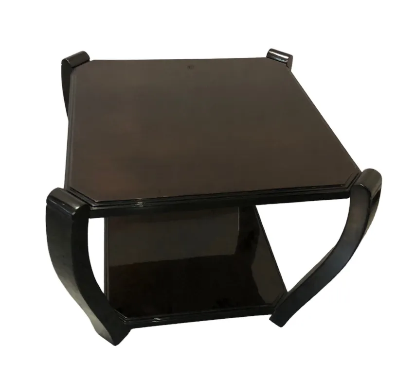 two antique small tables with elegant design and smooth top