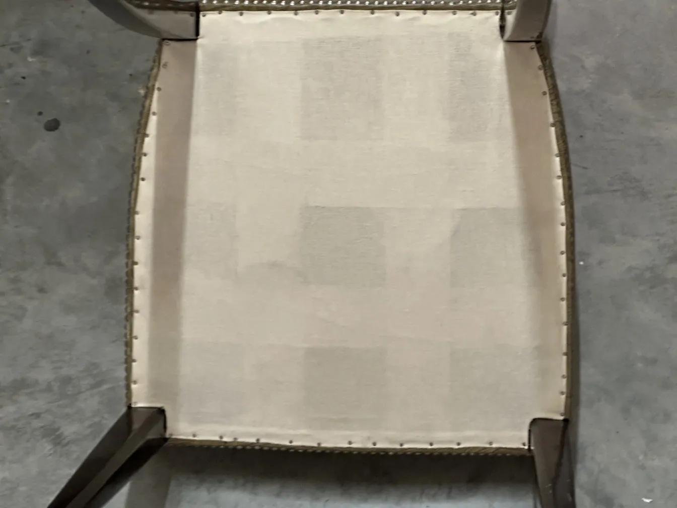 top view of antique 12 chairs with decorated frame