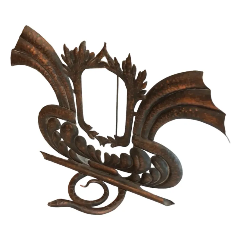 antique picture frame with decorative details and intricate shapes