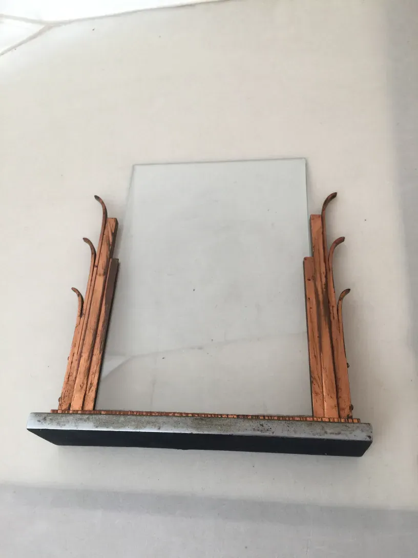 Antique decorative picture frame with unique details